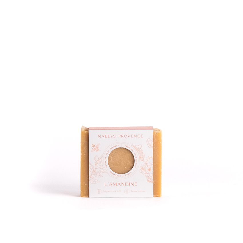 Savon L'amandine - amande douce & miel de lavande
